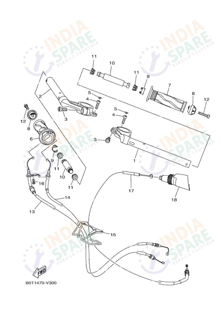 STEERING HANDLE & CABLE